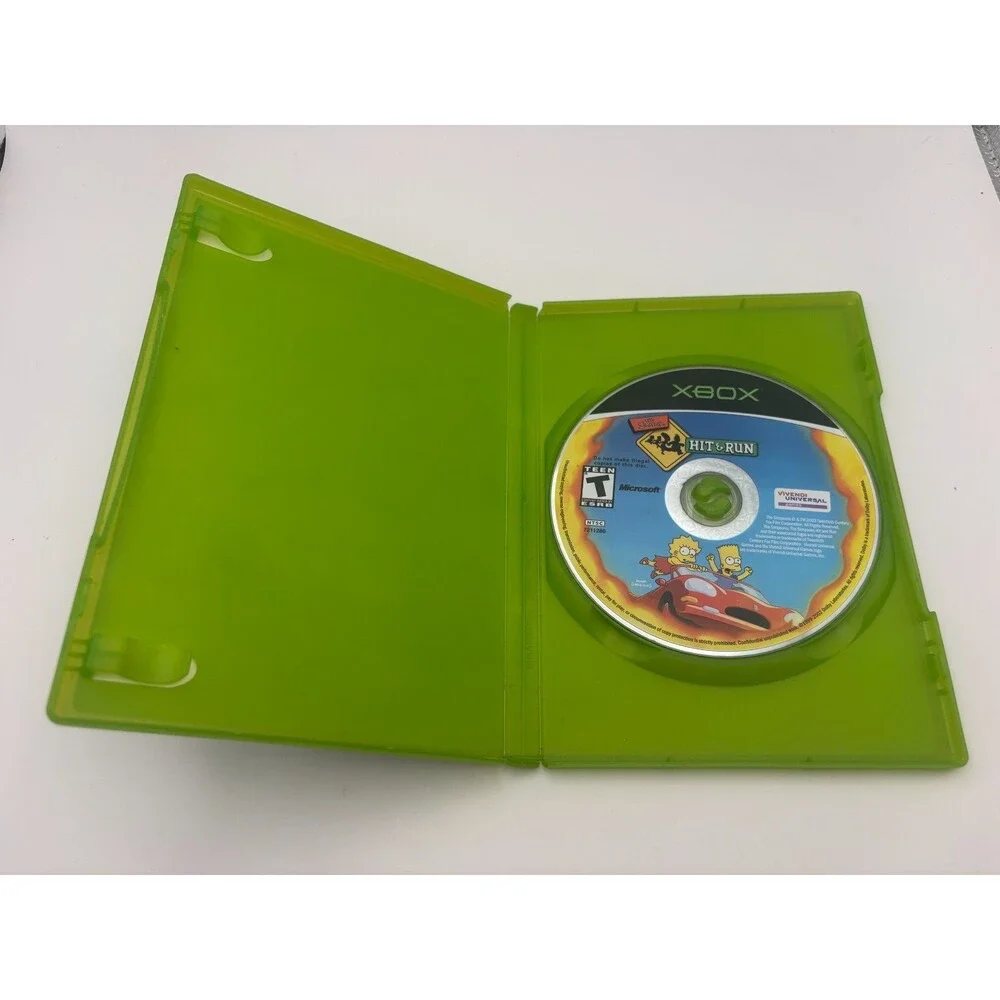 Simpsons Hit and Run for Xbox Clean Tested Resurfaced - No Manual